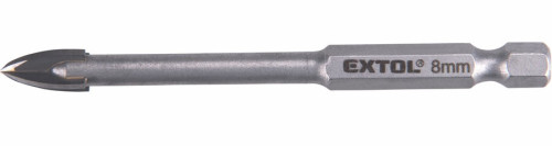 Vrták do skla a keramiky, PR. 8mm, 4-břitý