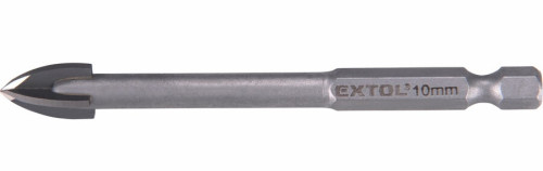 Vrták do skla a keramiky, PR.10mm, 4-břitý