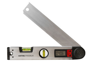 EXTOL 8823501 Vodováha s digitálním úhloměrem, 305mm, 2 LIBELY, 0-225°