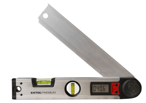 EXTOL 8823501 Vodováha s digitálním úhloměrem, 305mm, 2 LIBELY, 0-225°