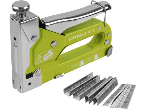 EXTOL 9176 Pistole sponkovací 3funkční, 4-14mm/tl. 1,2mm