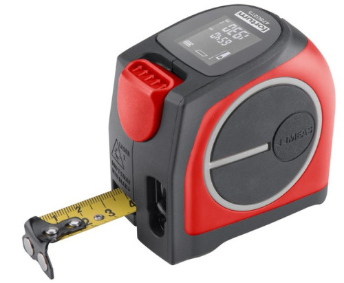 Metr laserový 40m v kombinaci s 5m svinovacím