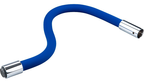 Ramínko flexibilní, modré, 55cm s tvarovou pamětí, perlátorem