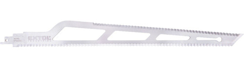 EXTOL 8706310 plátek do pily ocasky na izolační mat./oboustranný, 400x45x1,5mm, nerez