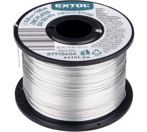 EXTOL 8791860A Drát vázací pr. 0,8mm, 100m