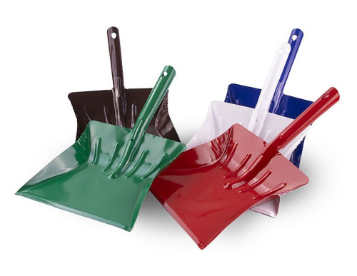 Lopatka kovová - široká, barevná, lakovaná