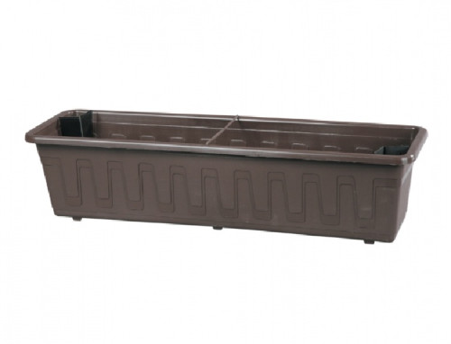 Truhlík GARDENFLOR samozavlažovací plastový  hnědý 60cm