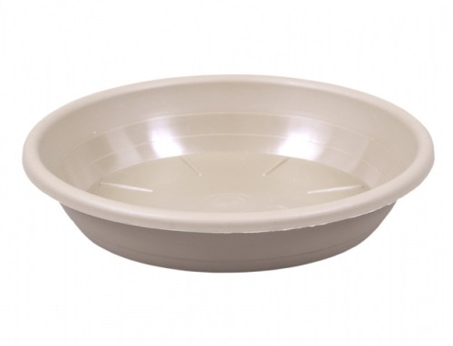 Podmiska pod květník SAKURA MODERN plastová matná béžová