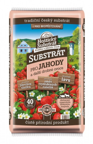 Substrát FORESTINA HOŠTICKÝ pro jahody 40l