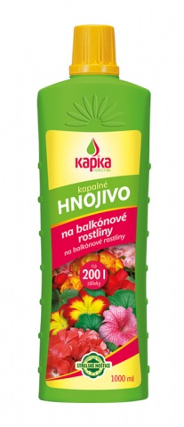Hnojivo KAPKA na balkónové rostliny 1000ml