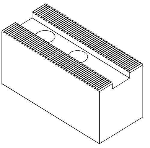Čelist horní měkká SGM CPA 250-21-01; 50x80x120; 1/16"x90° - sada; z AL