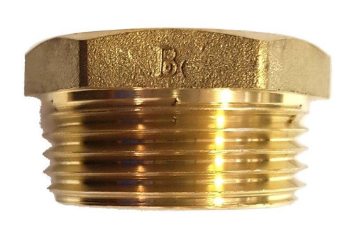 Zátka vnější závit, mosaz