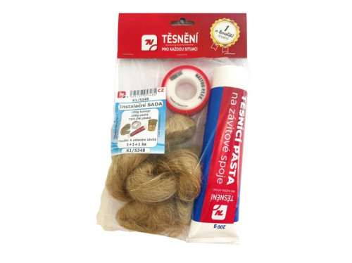 Konopí instalační - konopí 100g + pasta 200g + páska PTFE