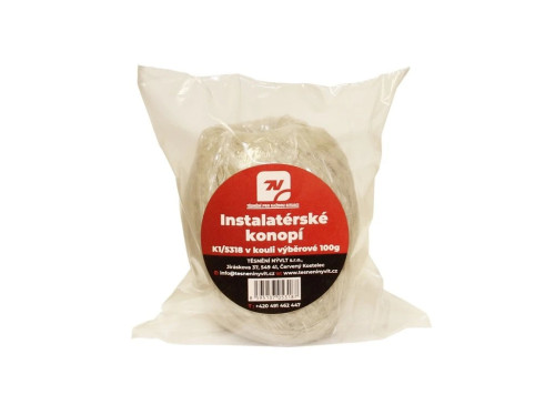 Konopí instalatérské 100g koule