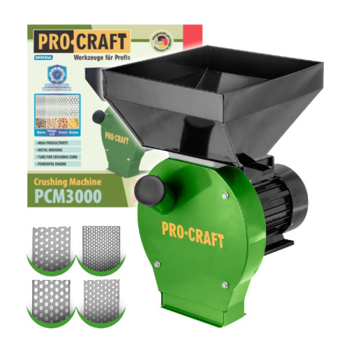 Procraft PCM3000 Elektrický šrotovník na obilí