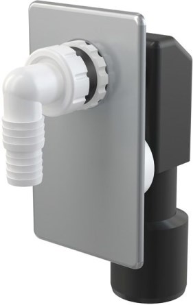 Sifon pračkový podomítkový DN40/50, nerez