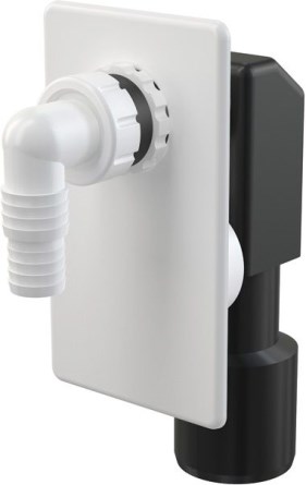 Sifon pračkový podomítkový DN40/50, bílá