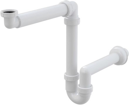 Silon umyvadlový plast DN40 s převlečnou maticí 5/4