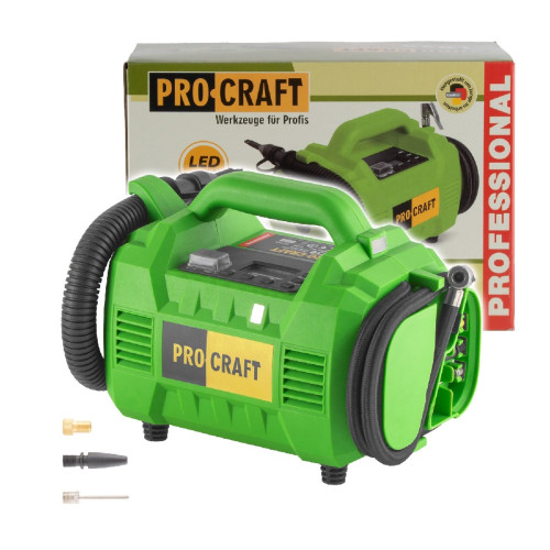 Procraft LK30 bb Aku kompresors 20V, nafukovaní/vyfukovaní (bez baterie a nabíječky)