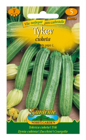 Tykev cuketa, zebrovaná