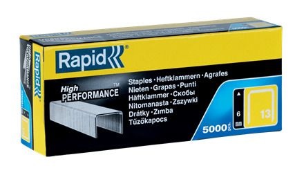 Sponka ŽLUTÁ řada TYP 13 - bal. 5000ks, papírová krabička