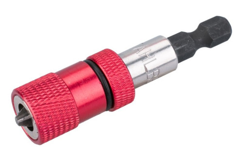 Nástavec na bit nastavitelný doraz 1/4" 60mm magnet