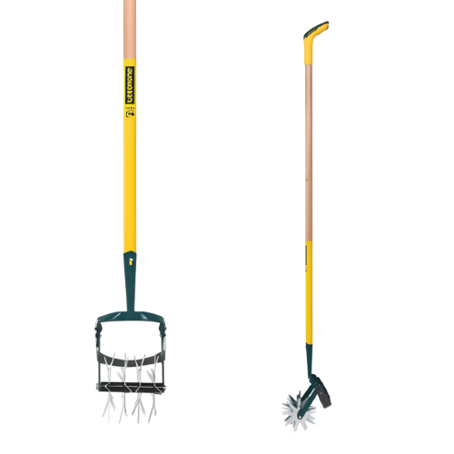 Oscilační drtič půdy a škrabka s ergonomickou rukojetí, L=15 cm, násada 150cm, Leborgne (FR) 467102