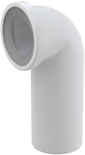 CONCEPT koleno 90° dopojení k WC, polypropylen