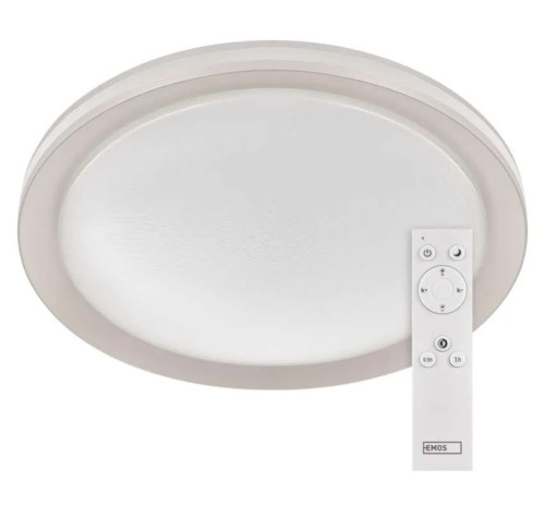 EMOS ZM5111  LED přisazené svítidlo SABI, kruhové 30W, stmív. se změnou CCT,  1800lm s dálk. ovladačem