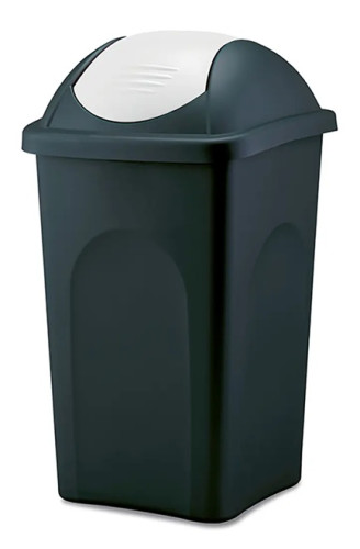 Koš odpadkový výklopný MULTIPAT 30l černo/bílý PH