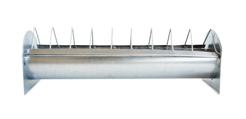 Krmítko slepičí 50 cm – hluboké, pozinkované