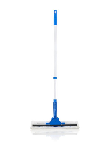 Stěrka na okna mikrovlákno + guma 25cm, telekop.tyč 75-150cm