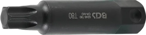 Bit XXL šestihran 22 mm pro Torx T80 x 100 mm BGS105246-T80, úderový (BGS105246-T80)