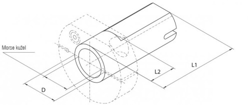 Redukční pouzdro 1228 - pro kroužky1227