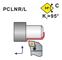 Soustružnické nože PCLNR, PCLNL -K