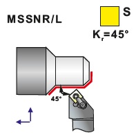 Soustružnické nože MSSNR, MSSNL