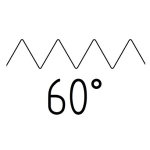 Zoubkování 3x60°