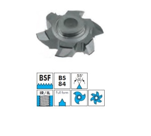 VBD pro frézování vnitřního závitu - BSF, plný profil