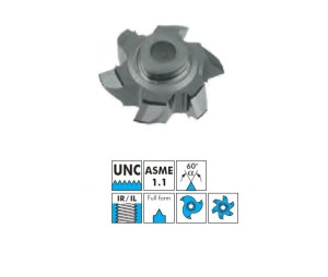 VBD pro frézování vnitřního závitu - UNC, plný profil