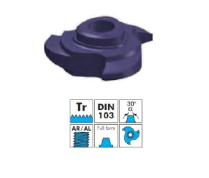 VBD pro frézování vnějšího závitu - Tr, plný profil