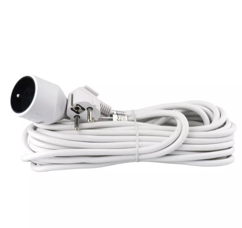 EMOS Prodlužovací kabel – spojka, 10 m, bílý