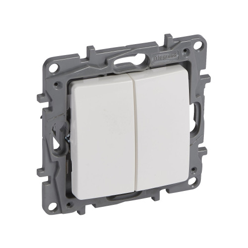 LEGRAND 764508 NIL Tlačítko dvojité bílá