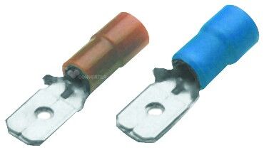 Konektor plochý lisovací PVC M 608