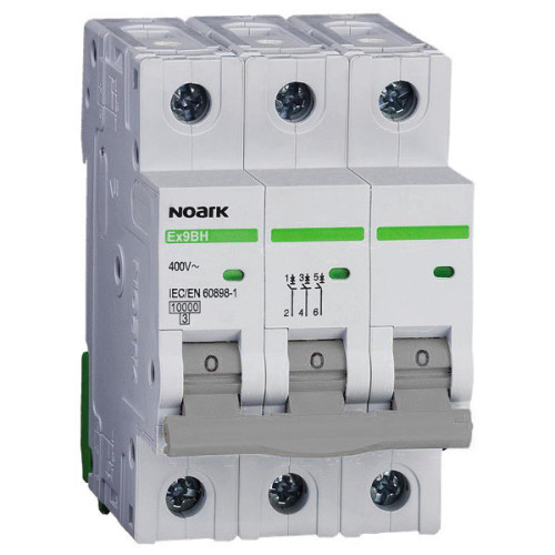 NOARK 100413 Ex9BH 3P C16 Jistič 16A 3P C 10kA