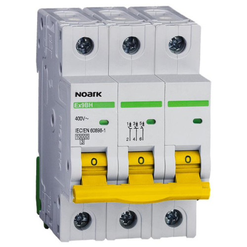 NOARK 100415 Ex9BH 3P C25 Jistič 25A 3P C 10kA