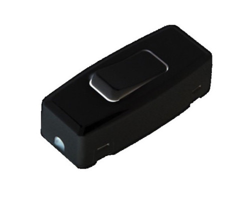 Instalační spínač šňůrový NE-AD 1012, 10A, černý, průchozí