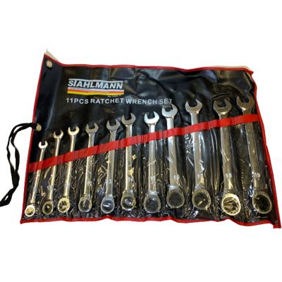 Stahlmann Sada ráčnových očkoplochých klíčů 8-19 mm, 11 dílů