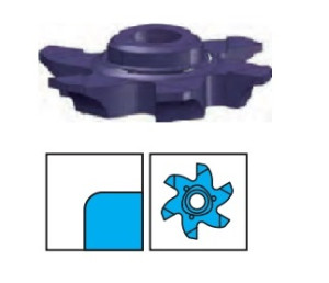 VBD pro frézování poloměrů a tvarových ploch - vnitřní radius a konkávní plochy