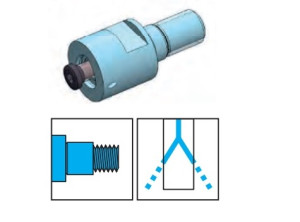 Těleso frézy - PolyMILL se závitem (modulární)