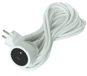 Solight Prodlužovací kabel - spojka, 1z., 10 m, 3 x 1 mm2, bílý PS16